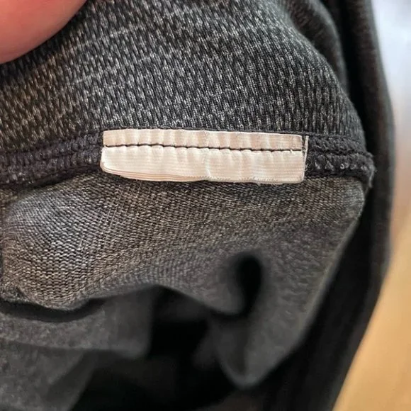 Prana Birdeye Caraway Spacedye Gray Black Leggings medium - Picture 6 of 10